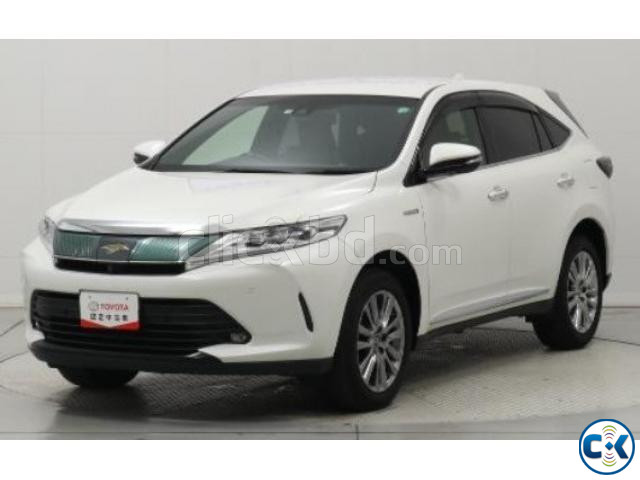 TOYOTA HARRIER 2017 PEARL ADVANCE PREMIUM large image 0