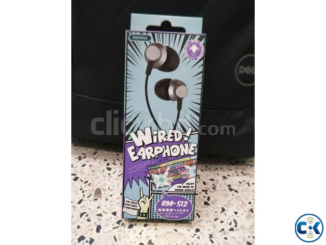 REMAX RM-512 WIRED MUSIC EARPHONE large image 1
