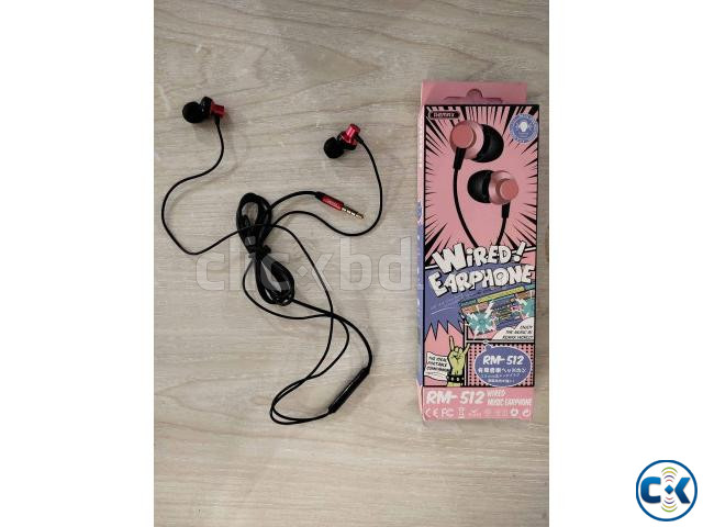 REMAX RM-512 WIRED MUSIC EARPHONE large image 2