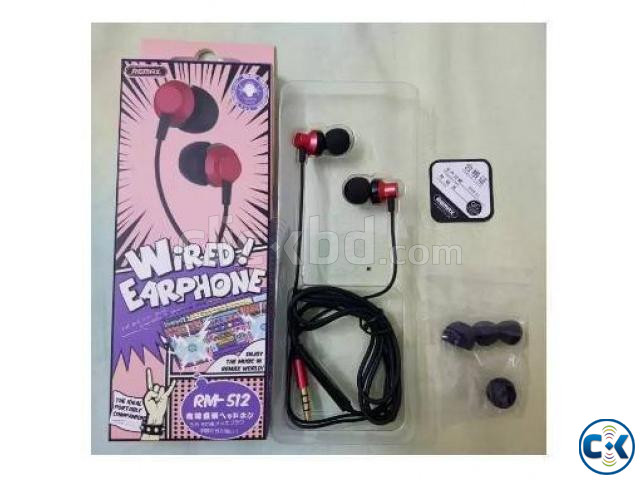 REMAX RM-512 WIRED MUSIC EARPHONE large image 3
