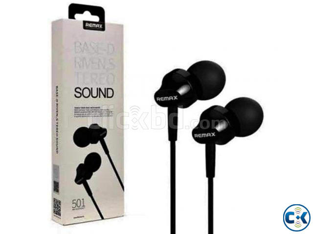 Remax RM 501i In Ear Earphone Stereo Headset with Microphone large image 0
