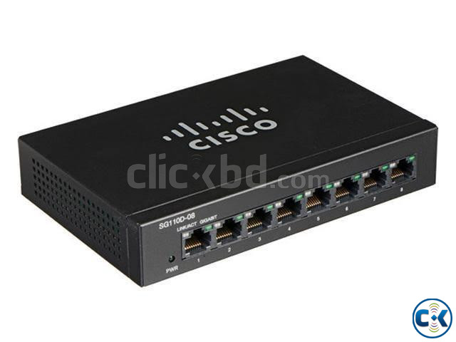 Cisco SG110D-08 8 Port gigabyte Unmanaged Ethernet Switch. large image 0