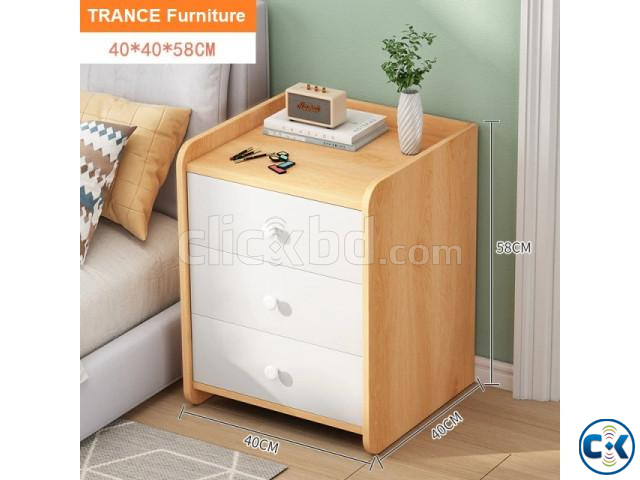 Creative Bedside Table Storage Drawer Type Small Locker Simp large image 1