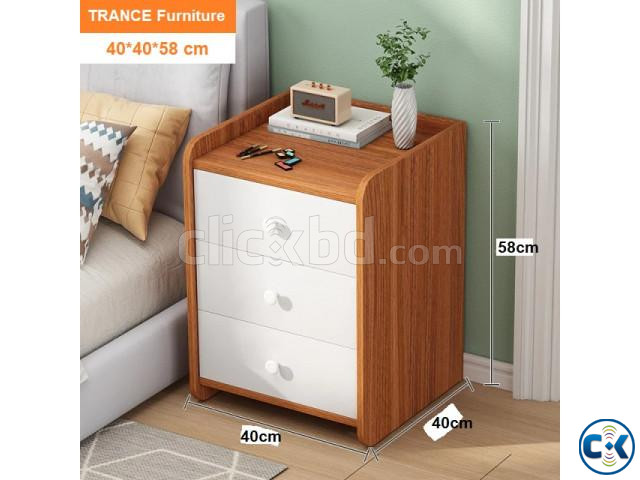 Creative Bedside Table Storage Drawer Type Small Locker Simp large image 3