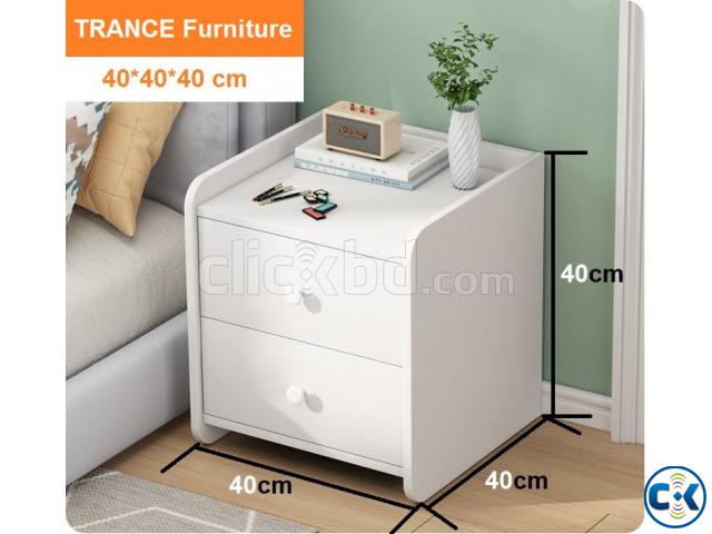 Creative Bedside Table Storage 2 Drawer Type Small Locker large image 3