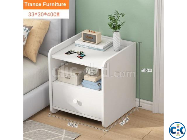 Home Bedroom Furniture Bedside Table 1 Drawer 2 Shelf large image 0