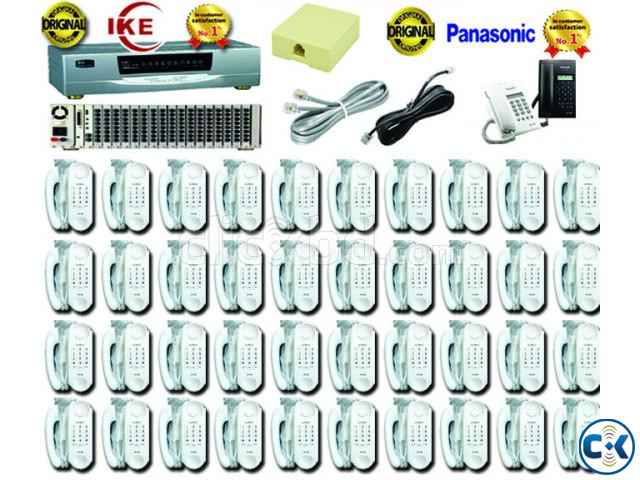 PABX Intercom System 40 Line 40 Telephone Set Full Package large image 0