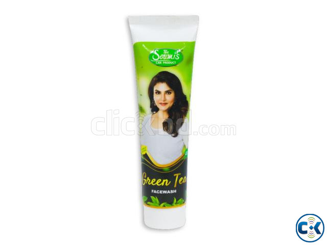 SOUMI S GREEN TEA FACE WASH large image 0