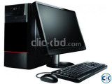 CORE 2DUO DESKTOP 250GB 4GB MONITOR 20 LED