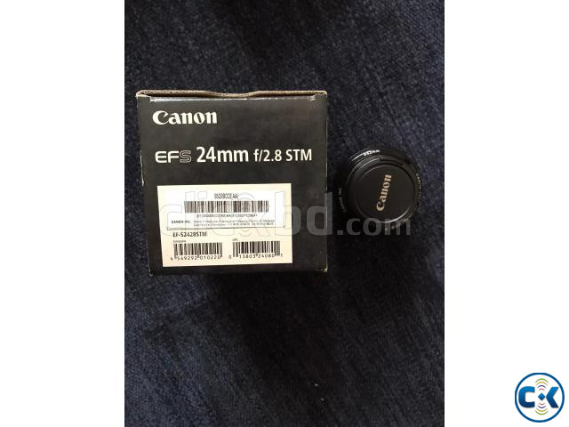 Canon EF-S 24mm F 2.8 STM Camera Lens large image 0