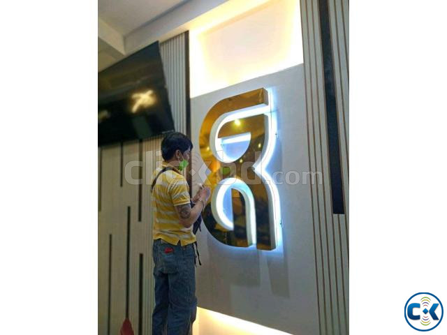 3D LED Latter Signboard SS Letter making Bangladesh large image 3