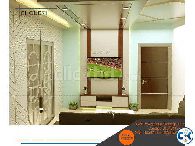 Living room interior design in Dhaka large image 3