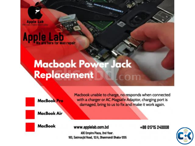 Macbook Power Jack Replacement large image 0