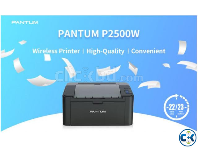Pantum P2500W 22ppm 1200dpi USB Wi-Fi LaserJet Printer large image 1