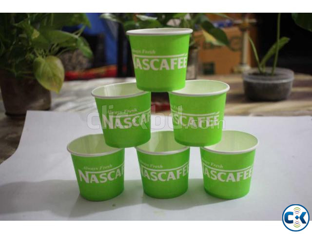 One time Disposable Paper Cup - 150ml 80ml large image 1