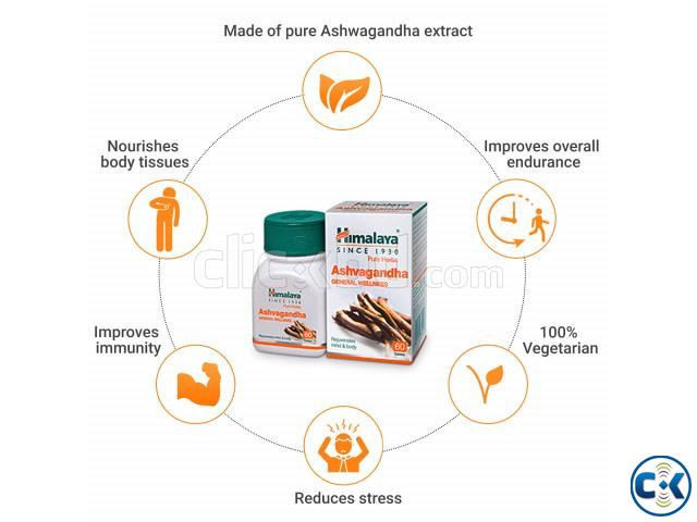 Himalaya Ashwagandha- 60 Tablet price in Bangladesh large image 1