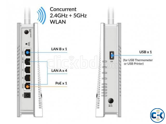 DrayTek AP-903 AC1300 Dual Band Mesh Wireless Access Point large image 2