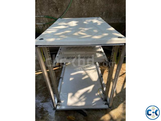 Open type Server Rack 15u with one shelve Aluminum body. large image 0