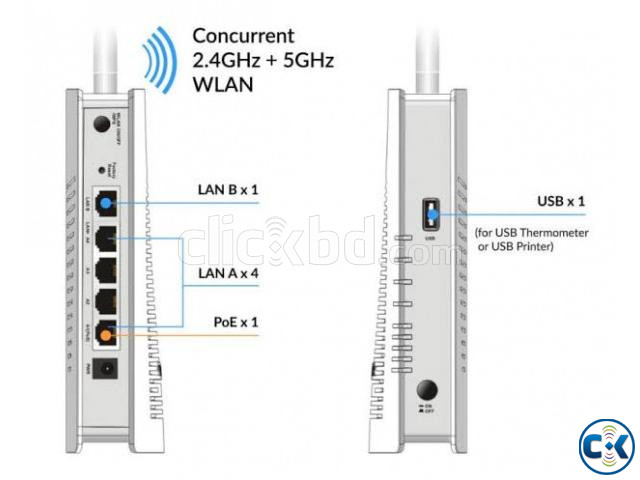 DrayTek Vigor AP-903 AC1300 Dual Band AC Accesspoint large image 2