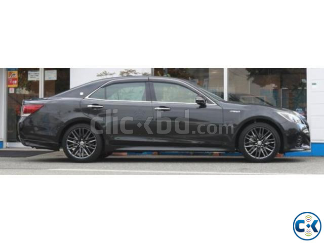 TOYOTA CROWN 2017 BLACK ATHLETE S large image 1