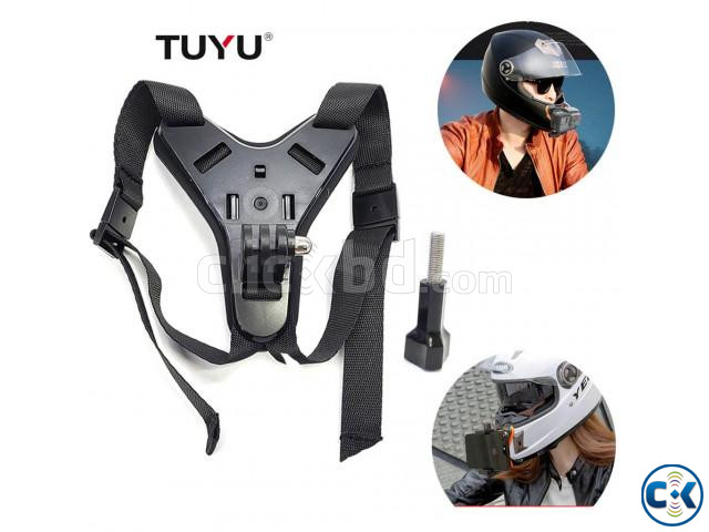 TUYU TY68 Full Face Motorcycle Helmet Chin Mount Bracket For large image 0
