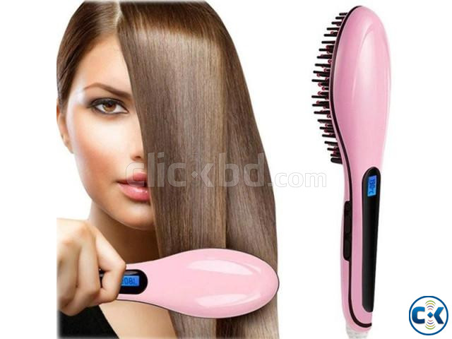 Fast Hair Straightener Hair Brush large image 0