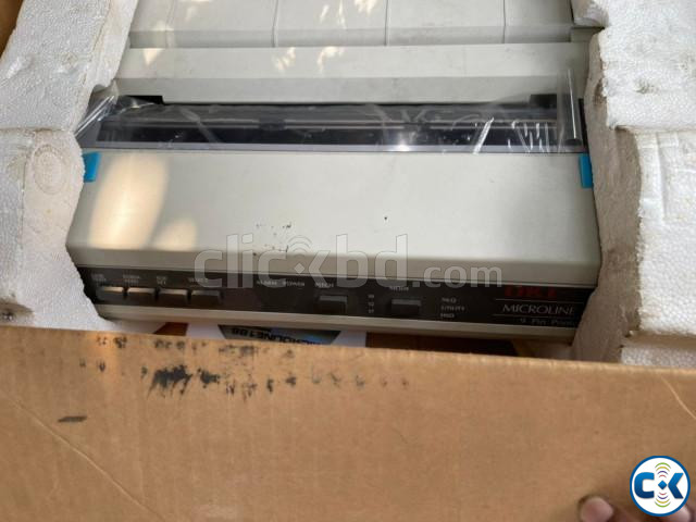 OKI MICROLINE 186 dot matrix printer 240 x 216 DPI 375 cps large image 2