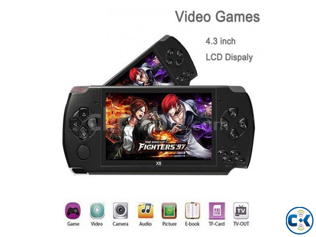 X6 PSP Game Player Console 4.3 screen 8GB large image 1