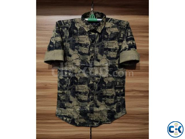 export full Hata print shirt large image 3