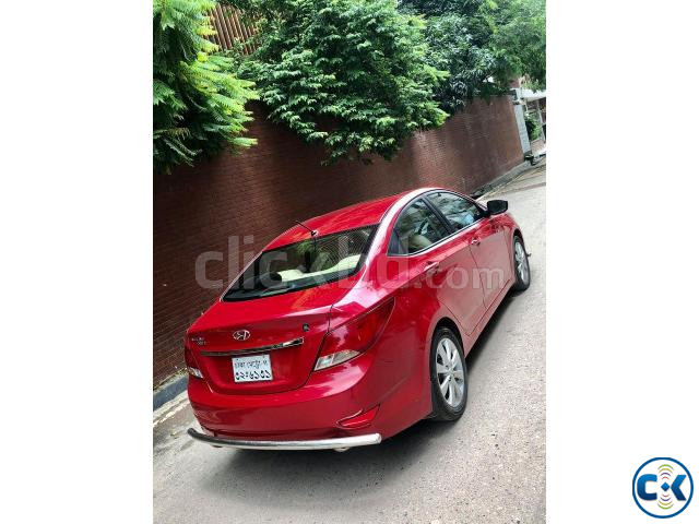 HYUNDAI ACCENT BLUE SUNROOF 2017 large image 1