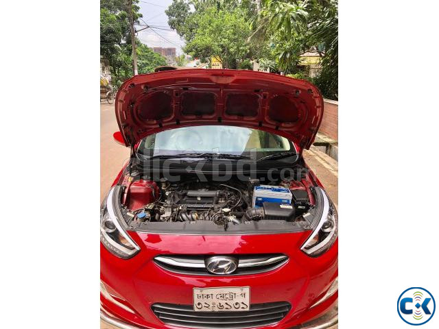 HYUNDAI ACCENT BLUE SUNROOF 2017 large image 4
