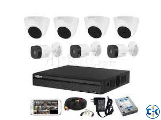 4Pcs CCTV Camera Package Full 2MP Camera large image 0
