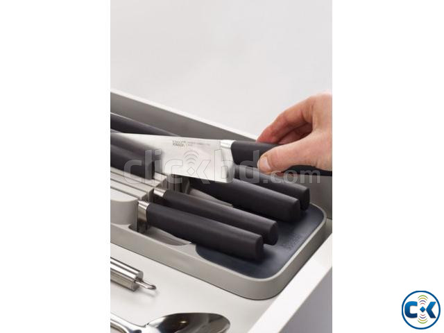 Super compact 2 tier knife organizer large image 1