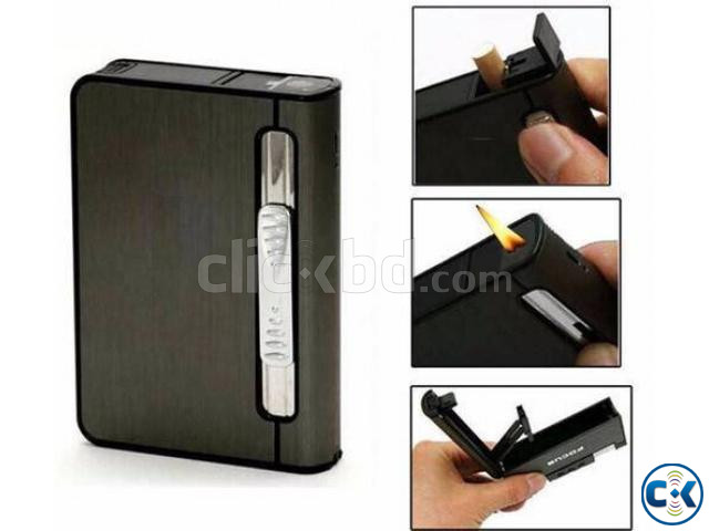 2-in-1 Cigarette Case With Lighter large image 2