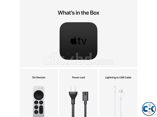 Apple TV 4K 32GB 6th Generation TV Box 2021 MXGY2ZP A  large image 1