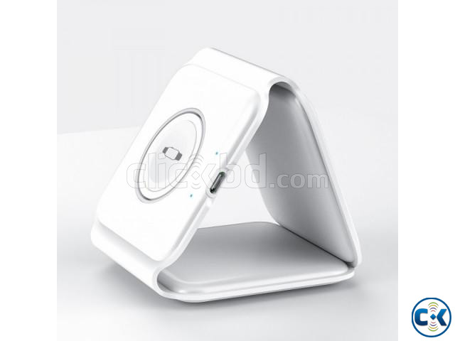 WiWU M6 Power Air 15W 3 in 1 Wireless Charger large image 1