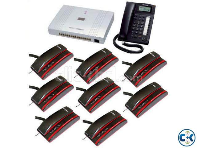 5 PCS TELEPHON SET IKE 8 PORT FULL PACKAGE large image 1