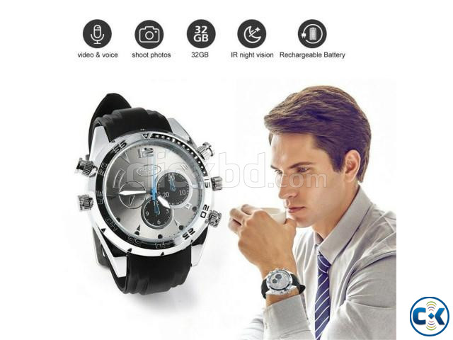 Watch Camera Waterproof 32GB Night Vision Spy Video Recorder large image 0