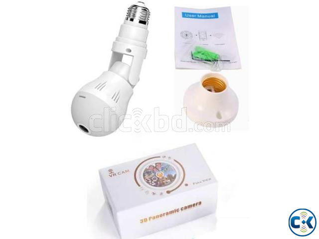 Wifi IP Camera Led-Bulb 360 Panoramic Spy Cam large image 1
