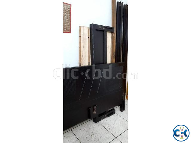 Malaysian Process Wood Bed - 5 7 with mattress large image 0