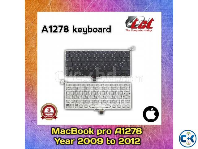 Replacement Apple MacBook keyboard for US UK version A1278. large image 0