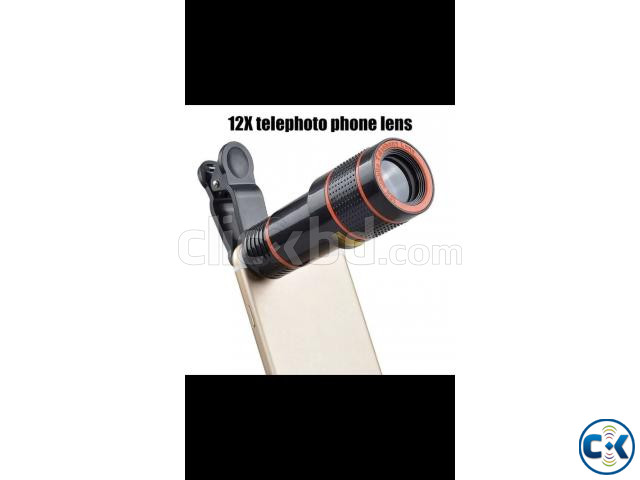 12x Telephoto Mobile Phone Optical Zoom Telescope Lens Chg large image 0