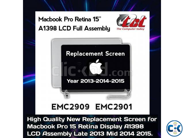 For MacBook Pro A1398 Screen LCD Replacement large image 0