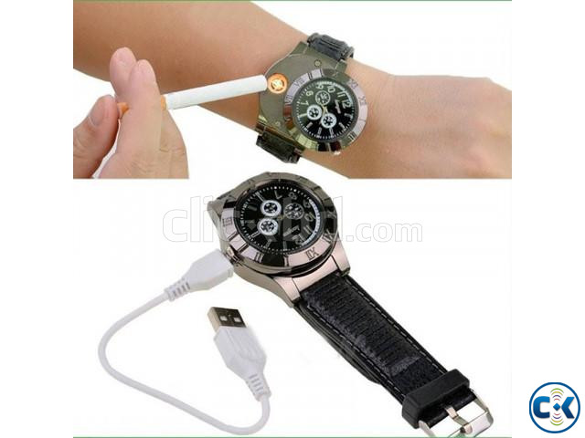 HUAYUE USB Charge Watch Lighter Rechargeable large image 0