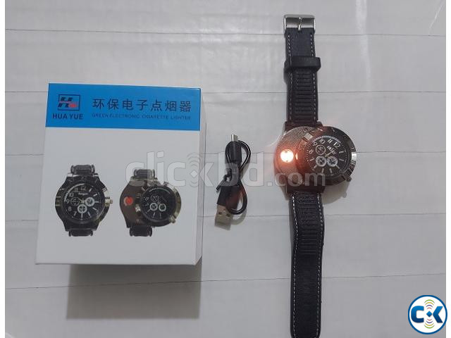 HUAYUE USB Charge Watch Lighter Rechargeable large image 2