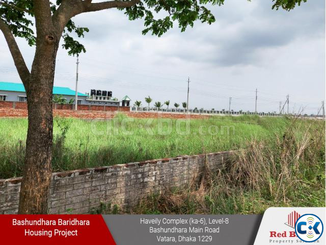 5 Khata plot sell in p block bashundhara large image 1