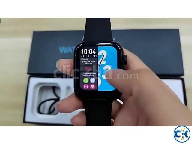 W78 Pro 1.75inch Smart Watch Waterproof Bluetooth Call Wirel large image 2