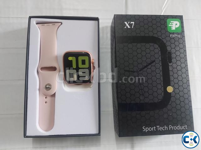 X7 Smart Watch Bluetooth Call Fitness Tracker Full Touch large image 2