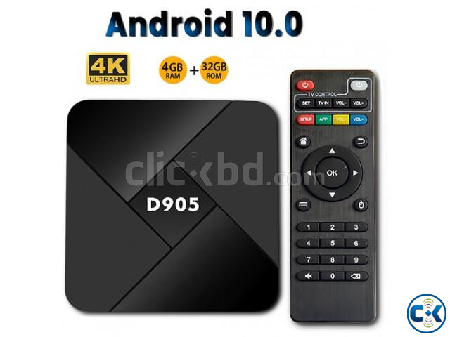 D905 Android TV Box Version 10.0 4GB RAM 32GB ROM WIFI large image 0