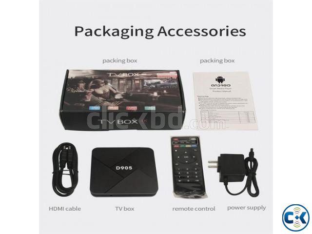 D905 Android TV Box Version 10.0 4GB RAM 32GB ROM WIFI large image 4